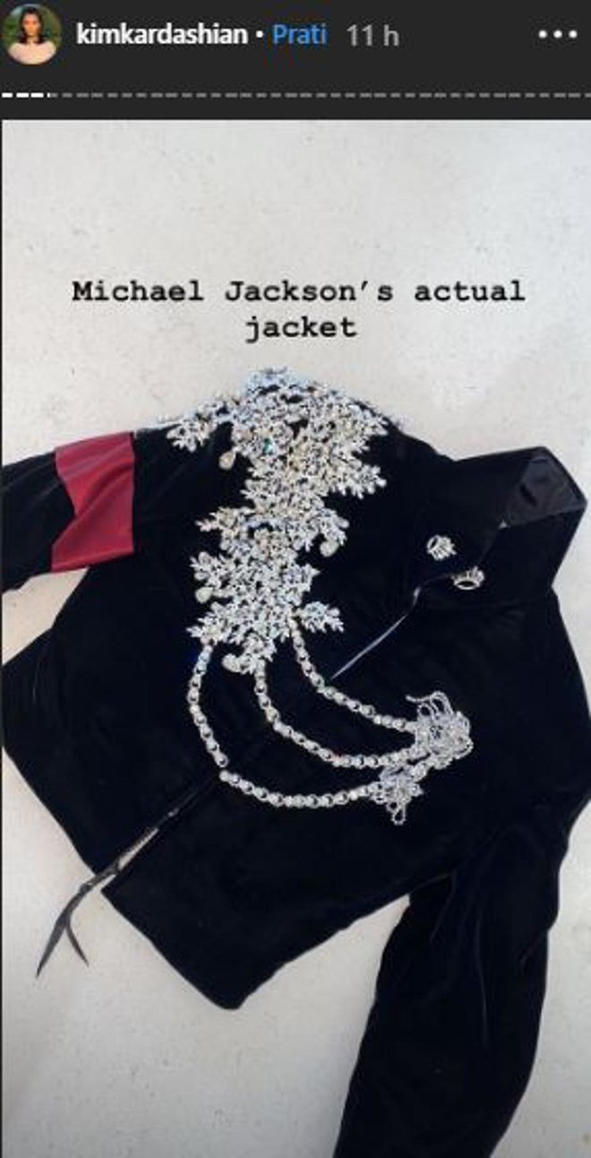 North je za božič dobila jakno Michaela Jacksona. FOTO: Instagram