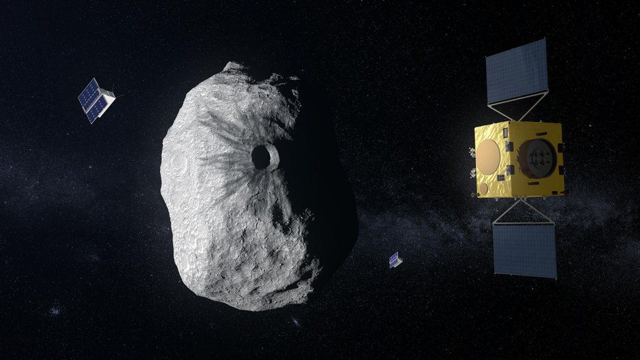 Fotografija: Hera je namenjena proučevanju asteroida, njegovih lastnosti in možnosti obrambe pred morebitnim trkom z njim.