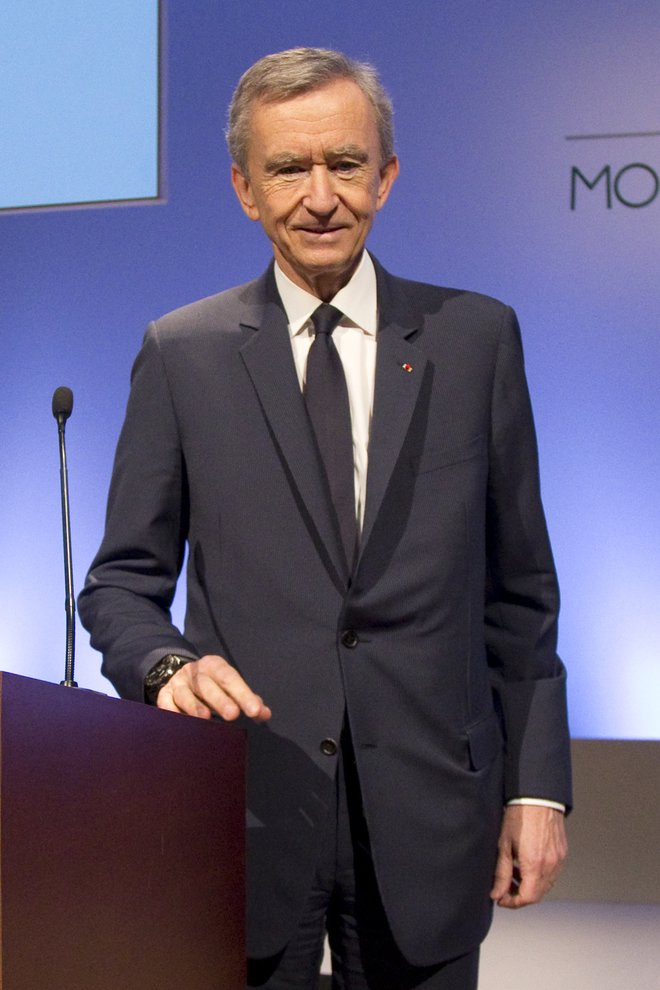 Najbogatejši Evropejec je prvi mož koncerna LVMH Bernard Arnault. FOTO: Reuters