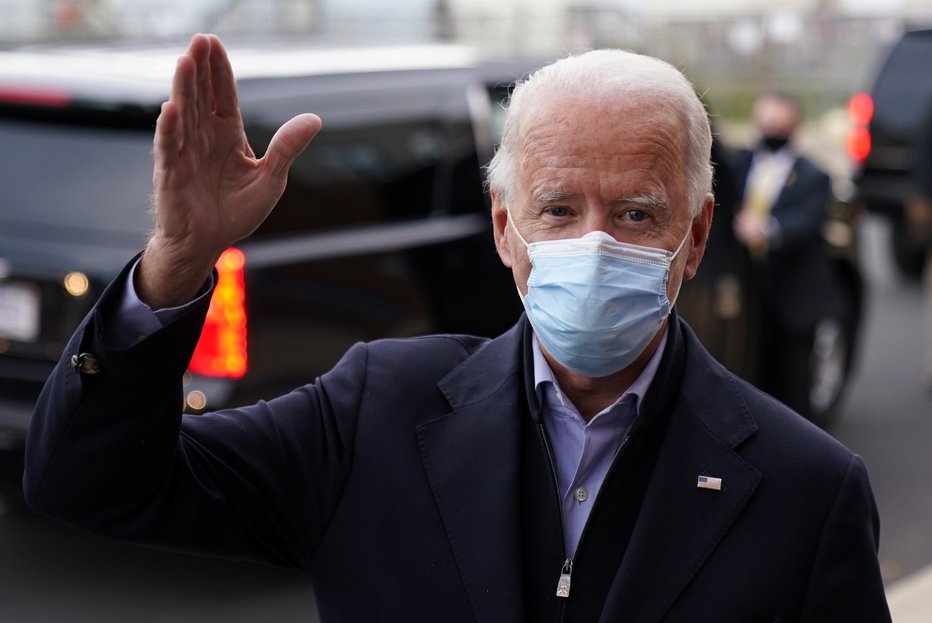 Fotografija: Joe Biden v večini anket vodi. FOTO: Kevin Lamarque, Reuters