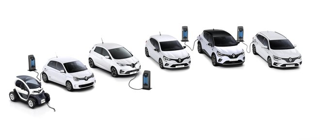 Renault ima vedno širšo ponudbo električnih in elektrificiranih vozil. FOTO: Renault