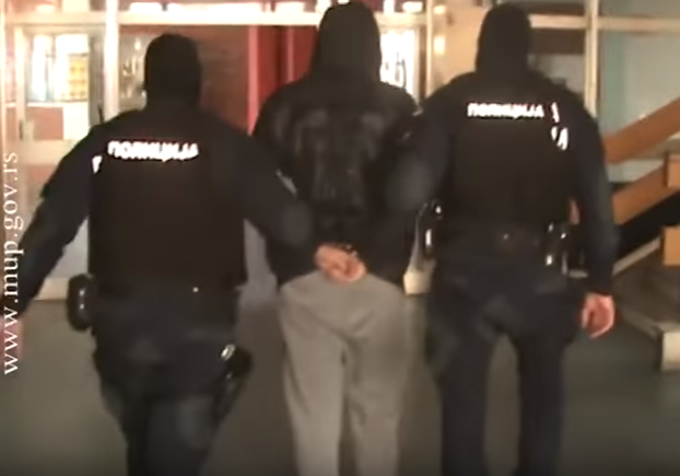Fotografija: Srbska policija. FOTO: Youtube, zaslonska slika