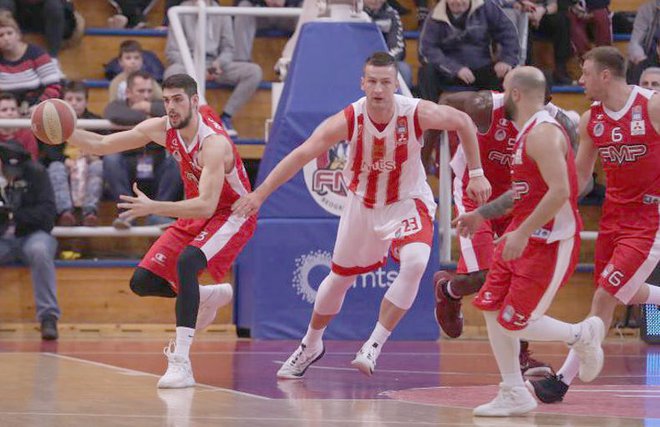 Alen Omić v dresu Crvene zvezde Foto: liga ABA