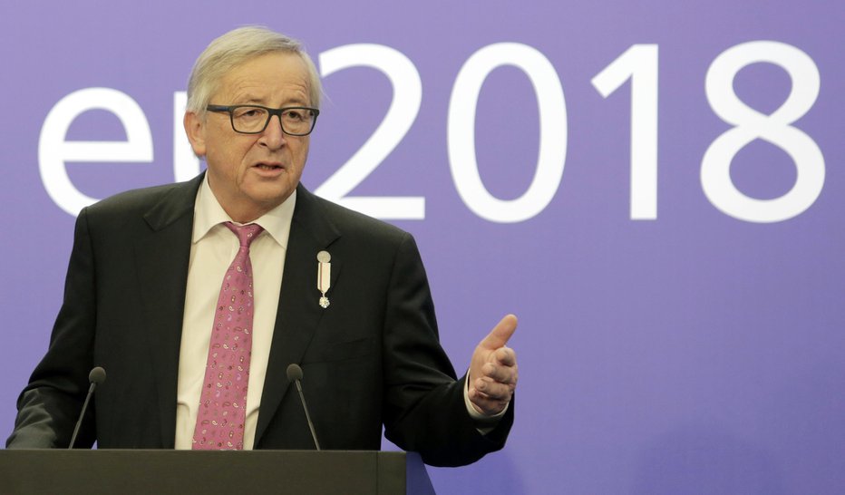 Fotografija: Predsednik Evropske komisije Jean-Claude Juncker. FOTO: AP