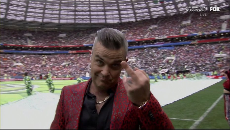 Fotografija: Robbie Williams bo zaradi tega kaznovan. FOTO: Youtube