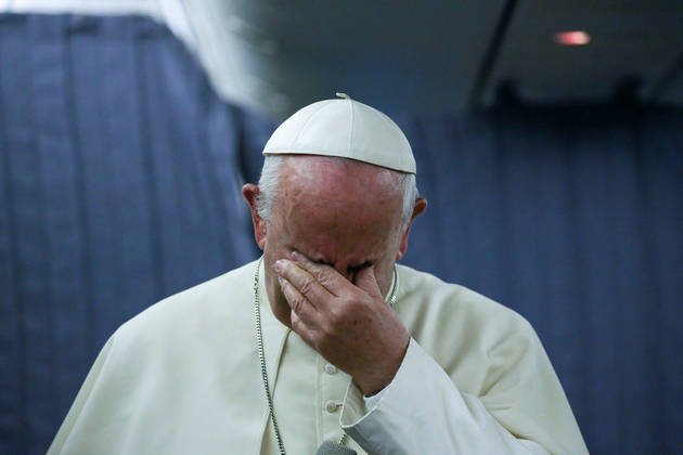 Fotografija: Papež Frančišek. FOTO: Reuters, Alessandro Bianchi