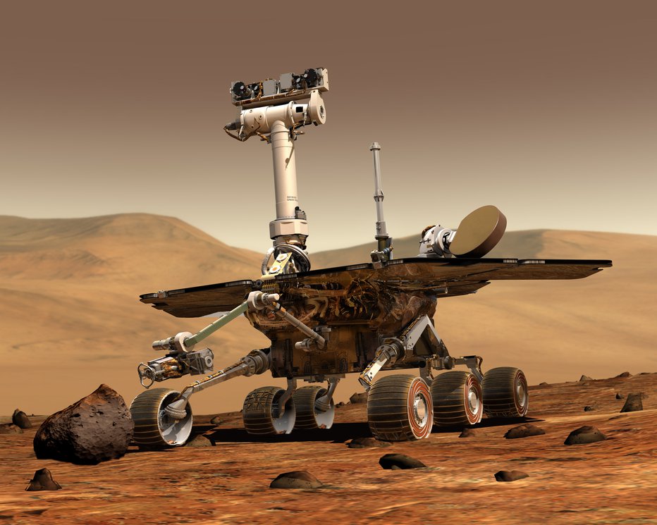 Fotografija: Rover že skoraj 14 let in pol potuje po Marsu.