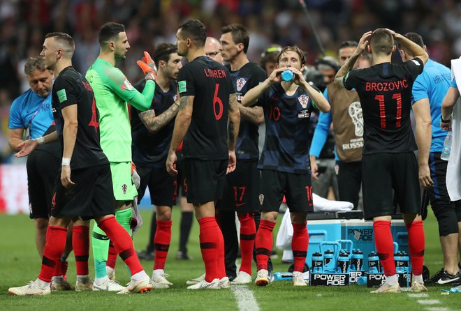 Hrvaški nogometaši imajo za sabo tri 120-minutne tekme, a nočejo niti razmišljati o utrujenosti. Foto: Reuters