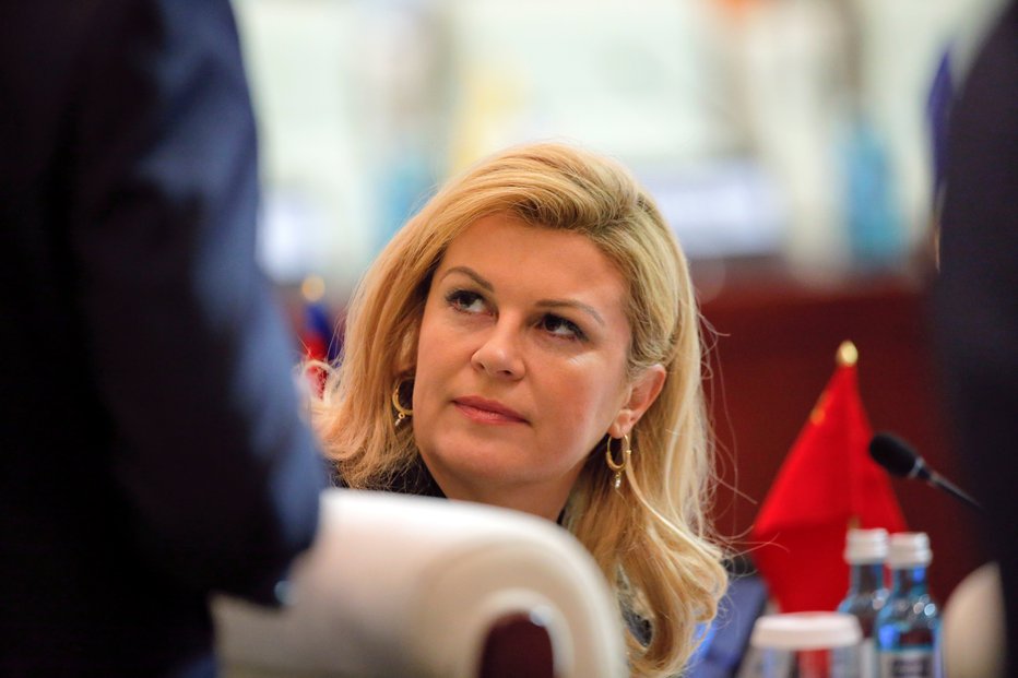 Fotografija: Hrvaška predsednica republike Kolinda Grabar Kitarović. FOTO: Damir Sagolj, Reuters