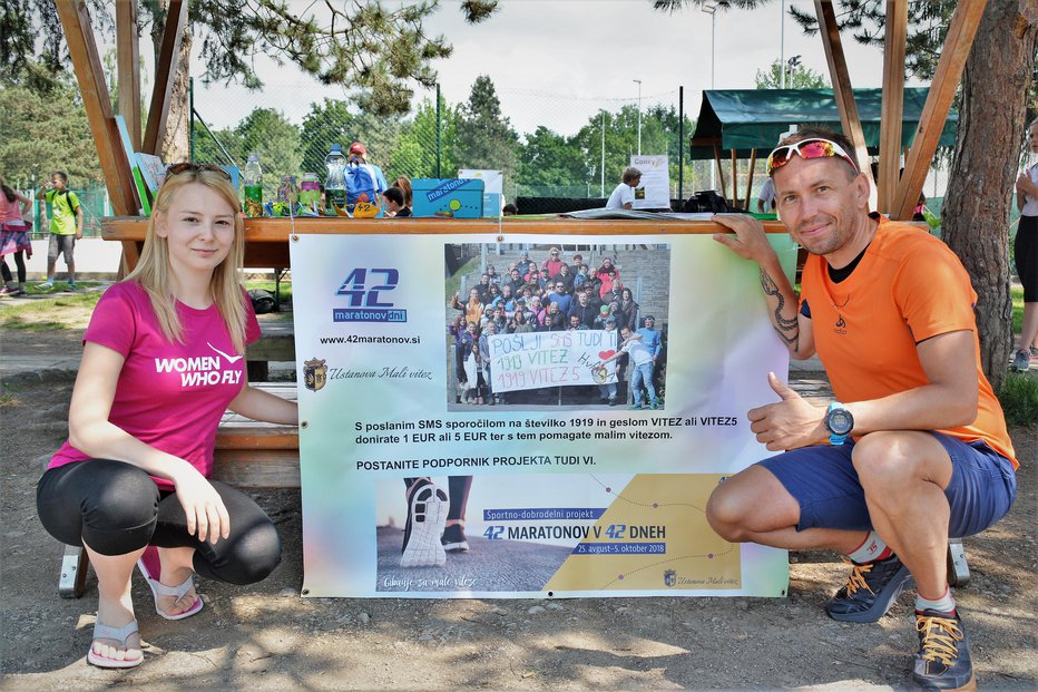 Fotografija: Nastopil je tudi na športni prireditvi Razpnimo jadra v Žalcu, kjer bo svoj maraton tekel v petek, 14. septembra. FOTO: Darko Naraglav