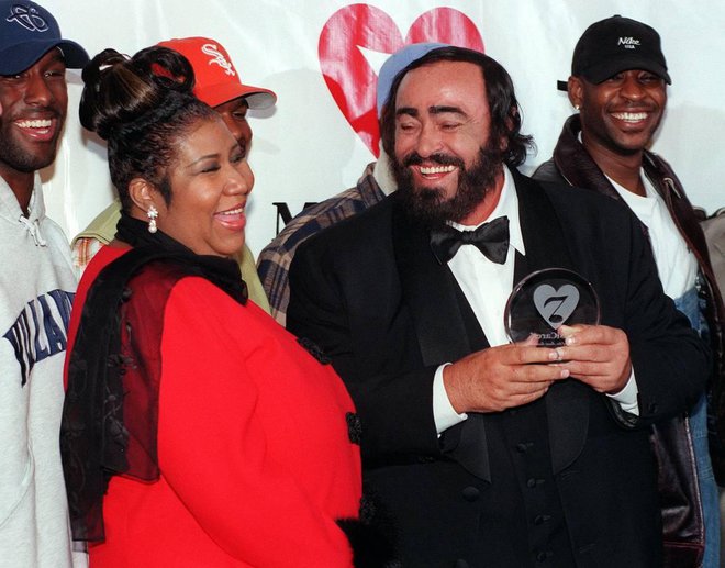Leta 1998 je na podelitvi grammyjev zapela Nessun Dorma. Le 20 minut pred nastopom so jo prosili, naj zaradi bolezni nadomešča Luciana Pavarottija. FOTO: Getty images