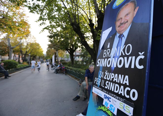 Leta 2014 je Simonovič kandidiral za župana Izole. V drugem krogu ga je premagal Igor Kolenc. FOTO: Igor Zaplatil, Delo