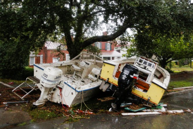Orkan Florence. FOTO: Reuters