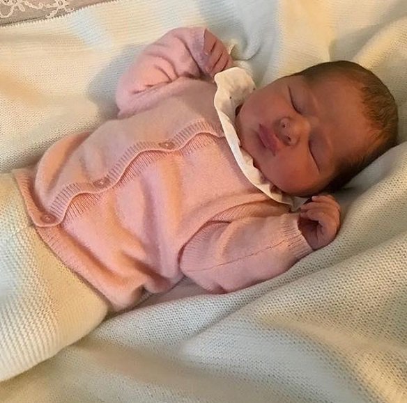 Princesa Adrienne se je rodila 9. marca. FOTO: Instagram