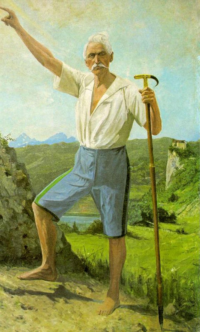 Arnold Rikli je prvič prišel na Bled že leta 1852.