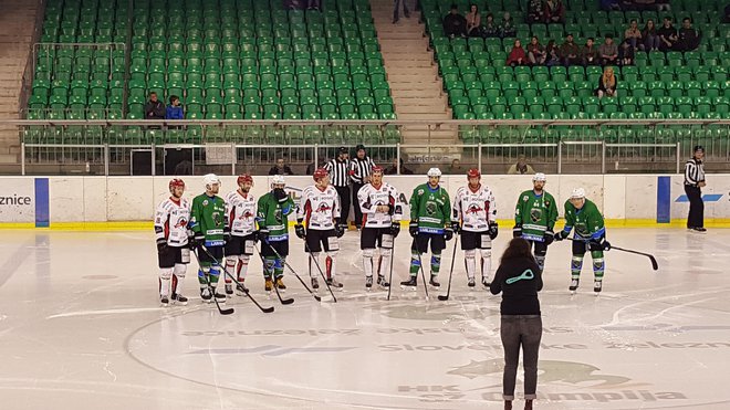 Hokej SŽ Olimpija – Sij Acroni Jesenice. FOTO: N. K.