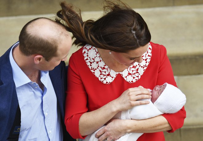 To je tretji otrok Williama in Kate. FOTO: Pictures AP