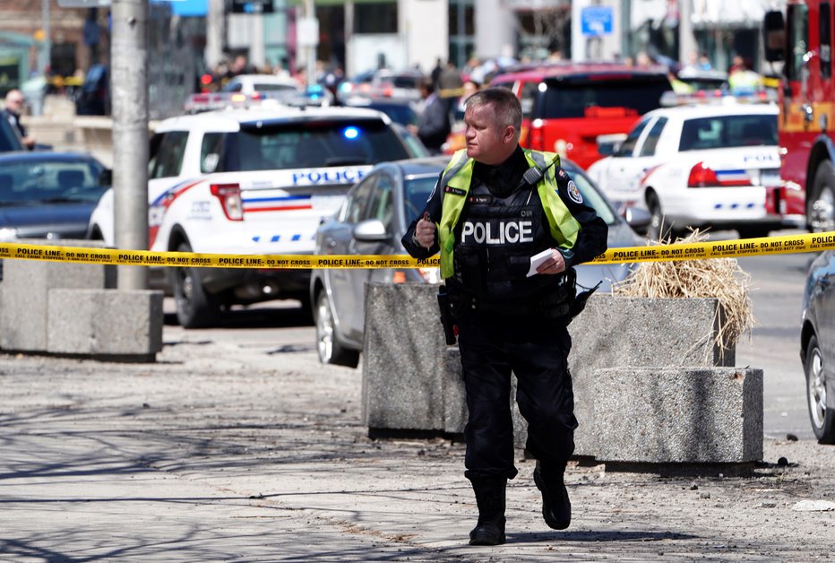 Fotografija: Napad na ulicah Toronta. FOTO: Reuters