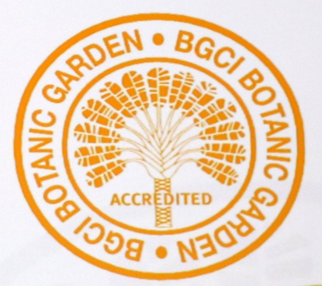 Znak akreditiranega botaničnega vrta BGCI