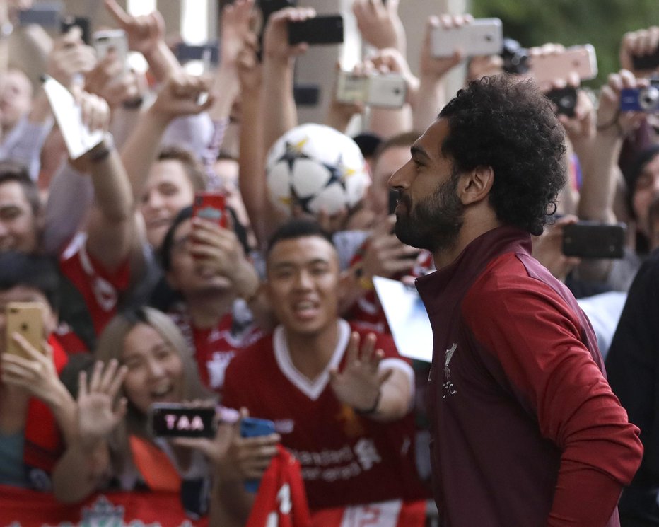 Fotografija: Mohamed Salah je eden od adutov Liverpoola. FOTO: AP