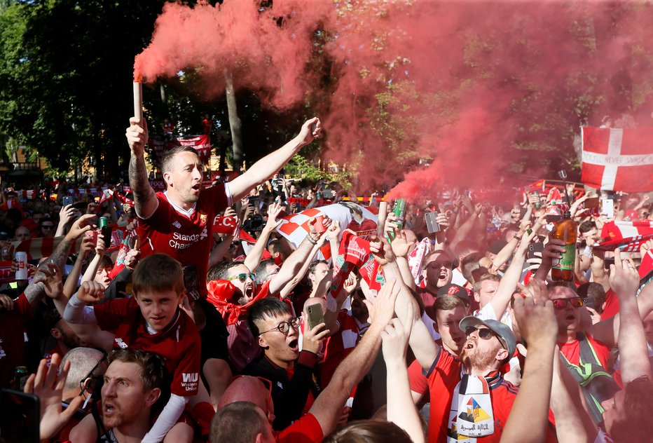 Fotografija: Navijači Liverpoola. FOTO: Reuters