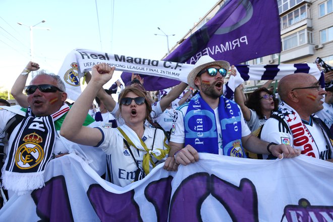 Navijači Reala iz Madrida. FOTO: Reuters
