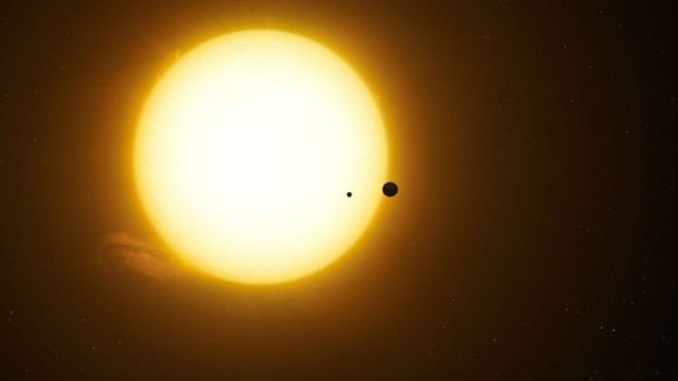 Prvo morebitno eksoluno sta odkrila vesoljska teleskopa Kepler in Hubble. FOTO: Nasa