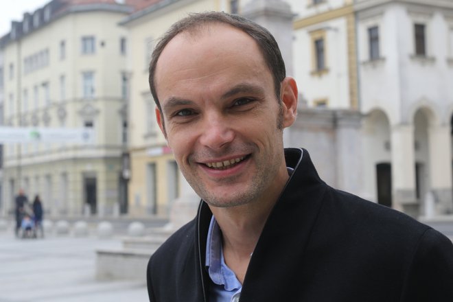 Anže Logar, kandidat za župana Ljubljane, 12. 10. 2018. FOTO: Tomi Lombar, Delo
