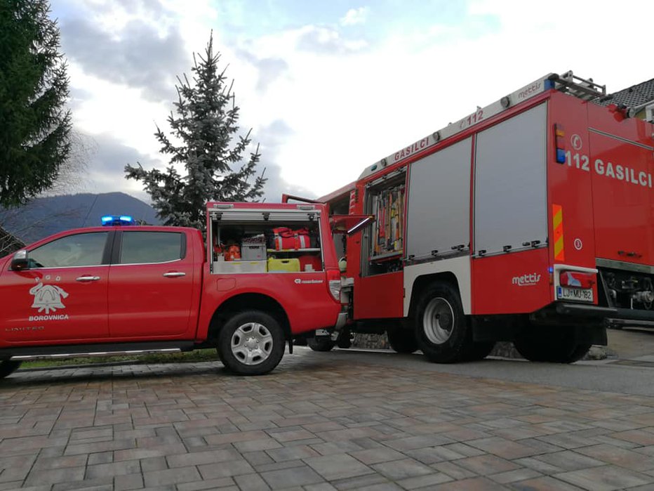 Fotografija: Posredovali so gasilci. FOTO: PGD Borovnica