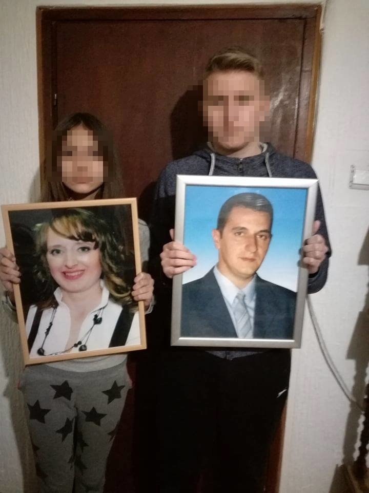 Fotografija: Nikola in Milica sta ostala brez staršev. FOTO: Facebook