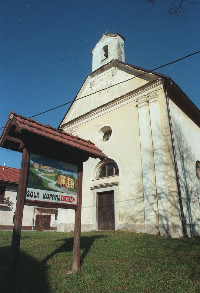Cerkev na Kopanju. FOTO: Janez Zrnec