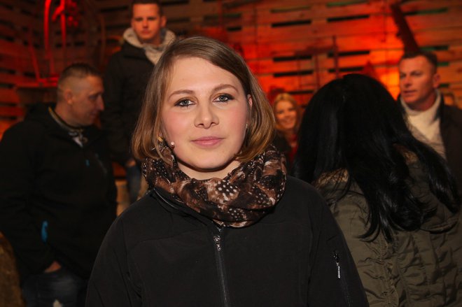 Adriana Košenina ob zmagi v Kmetiji. FOTO: Pop TV