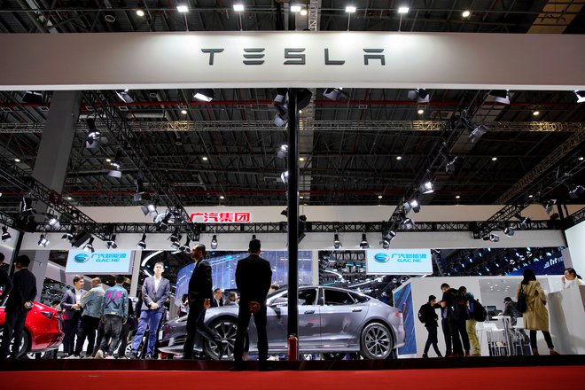 Tesla računa tudi na dobro prodajo na Kitajskem. FOTO: Reuters