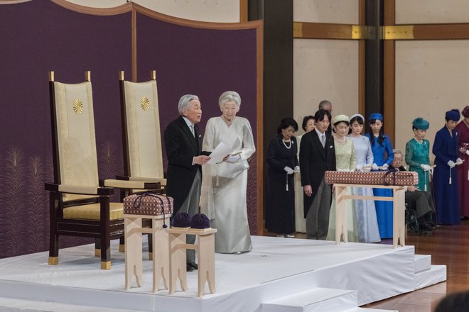 Cesar Akihito je odstopil 30. aprila. FOTO: Guliver/Getty Images