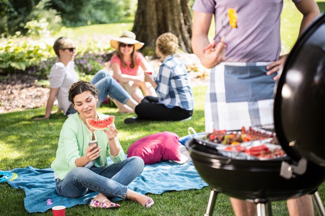Če si pripravite piknik z žarom v naravi, bodite posebej pozorni, da vam ogenj ne uide izpod nadzora. FOTO: Shutterstock
