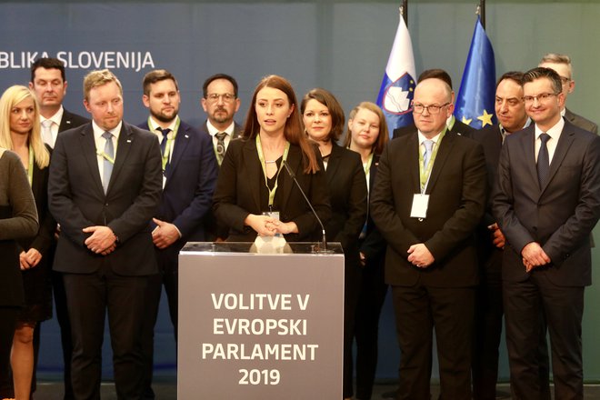 Irena Joveva in Klemen Grošelj bosta prvič zastopala Slovenijo v Evropskem parlamentu. FOTO: Voranc Vogel, Delo