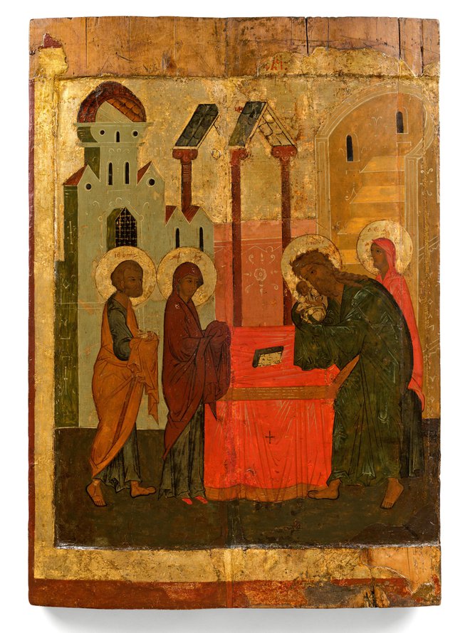 Jezusovo darovanje v templju, druga polovica 16. stoletja. FOTO: MGML
