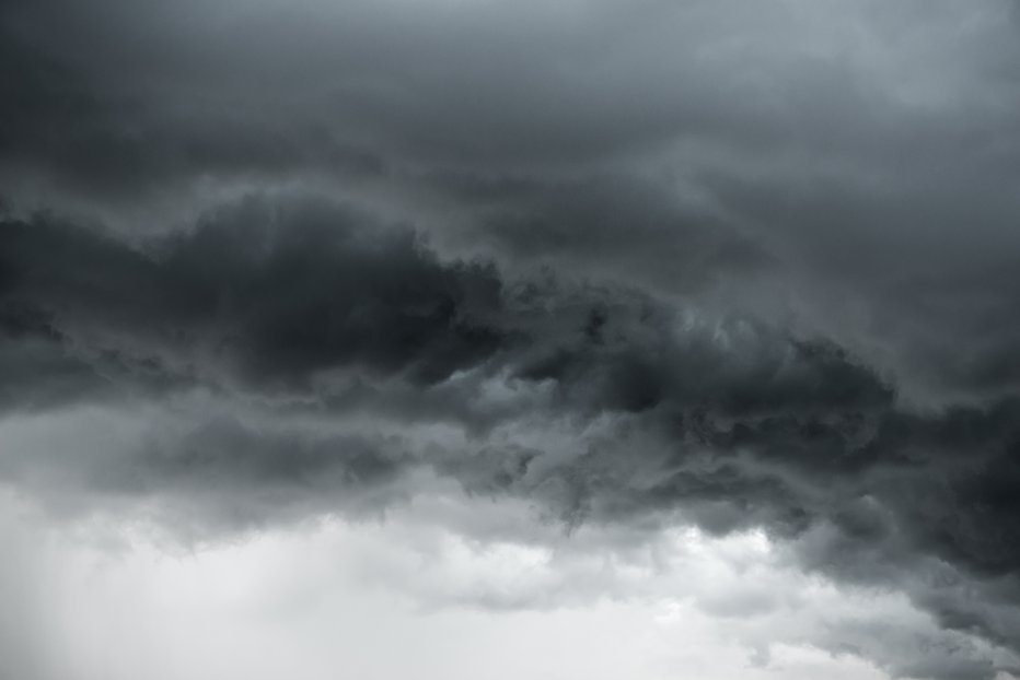Fotografija: Nevihtni oblaki. FOTO: Shutterstock