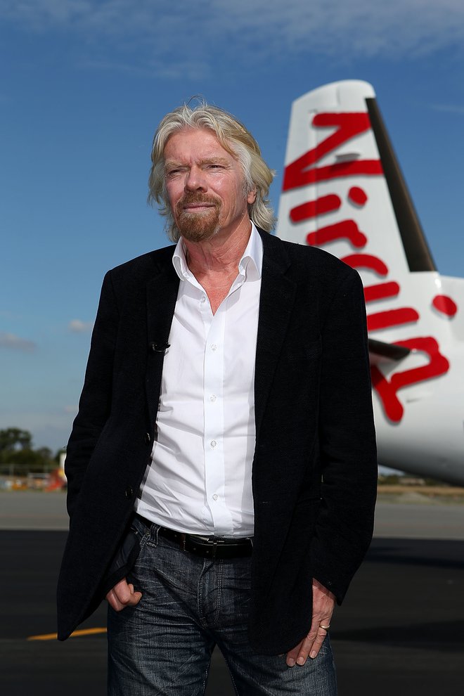 Pulover ji je podaril ustanovitelj družbe Virgin Atlantic Richard Branson. FOTO: Guliver/getty Images