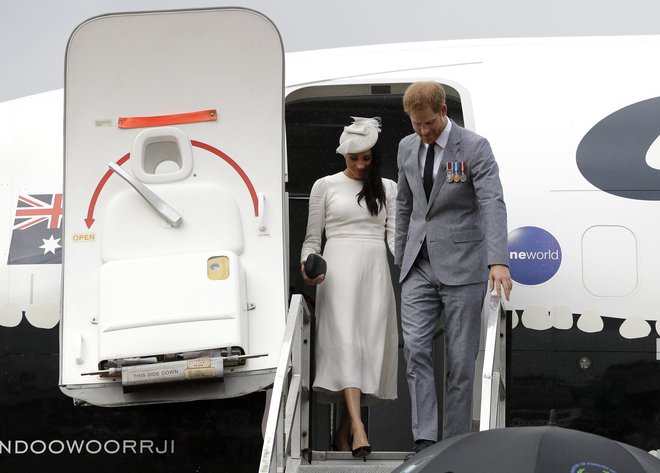 Meghan in Harry razburjata Britance s potovanji z zasebnimi letali. FOTO: Guliver/getty Images