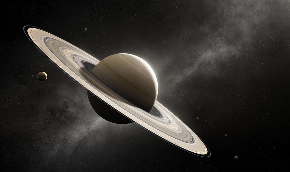 Fotografija: Znanstveniki so našli še dvajset lun okoli Saturna, skupno jih ima 82. FOTOGRAFIJI: Guliver/Getty Images