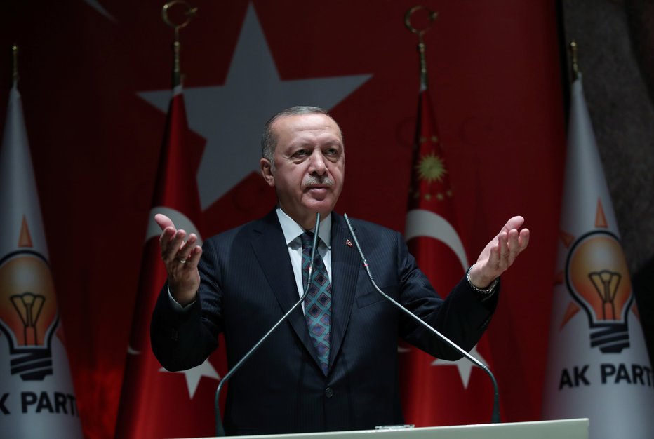 Fotografija: Erdoganova grožnja Evropi je jasna. FOTO: Reuters