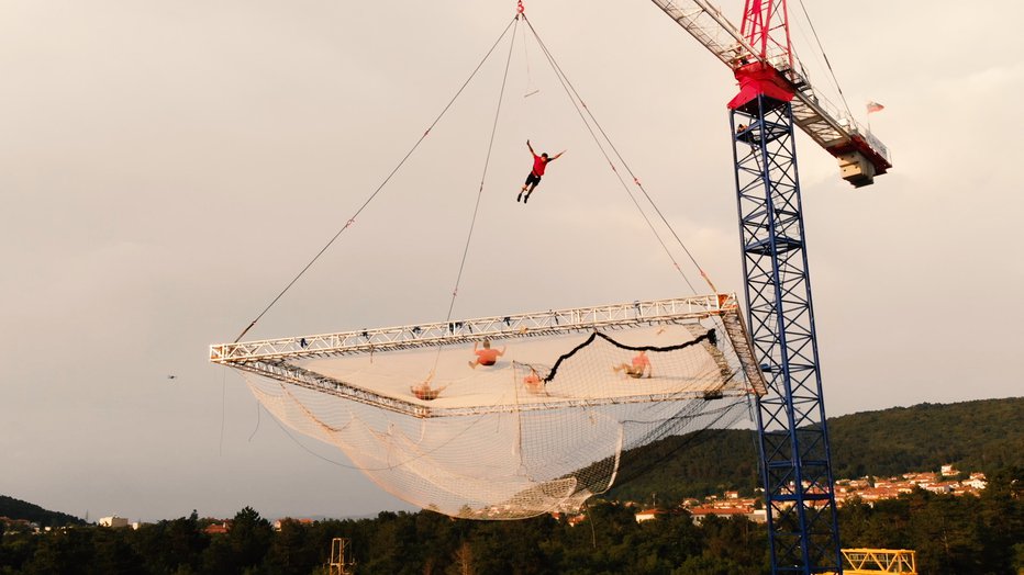 Fotografija: Največji trampolin na svetu je v celoti slovenska zamisel. FOTOGRAFIJE: OSEBNI ARHIV