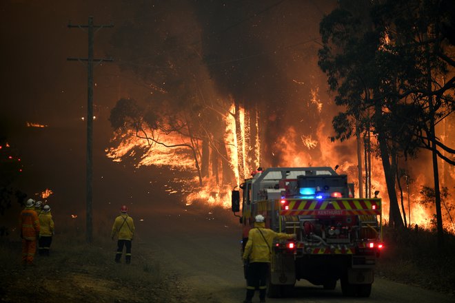 Po Avstraliji še vedno divjajo požari. FOTO: Reuters