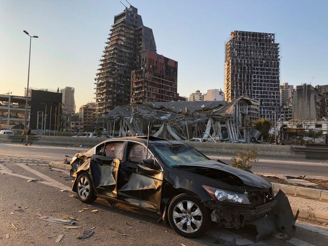 Avgusta je prestolnico Libanona stresla silovita eksplozija. FOTO: Reuters