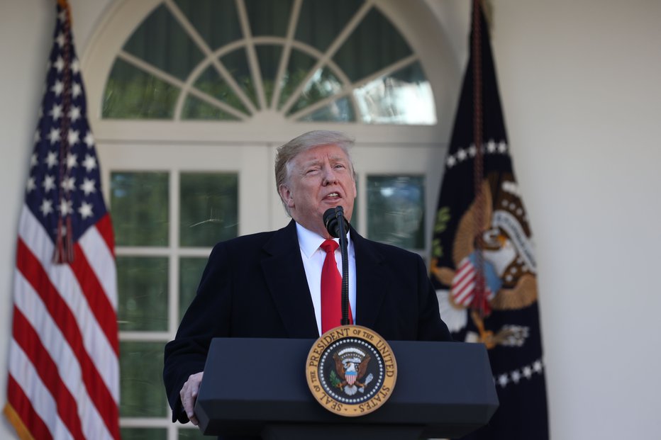 Fotografija: Ameriški predsednik Donald Trump FOTO: AFP