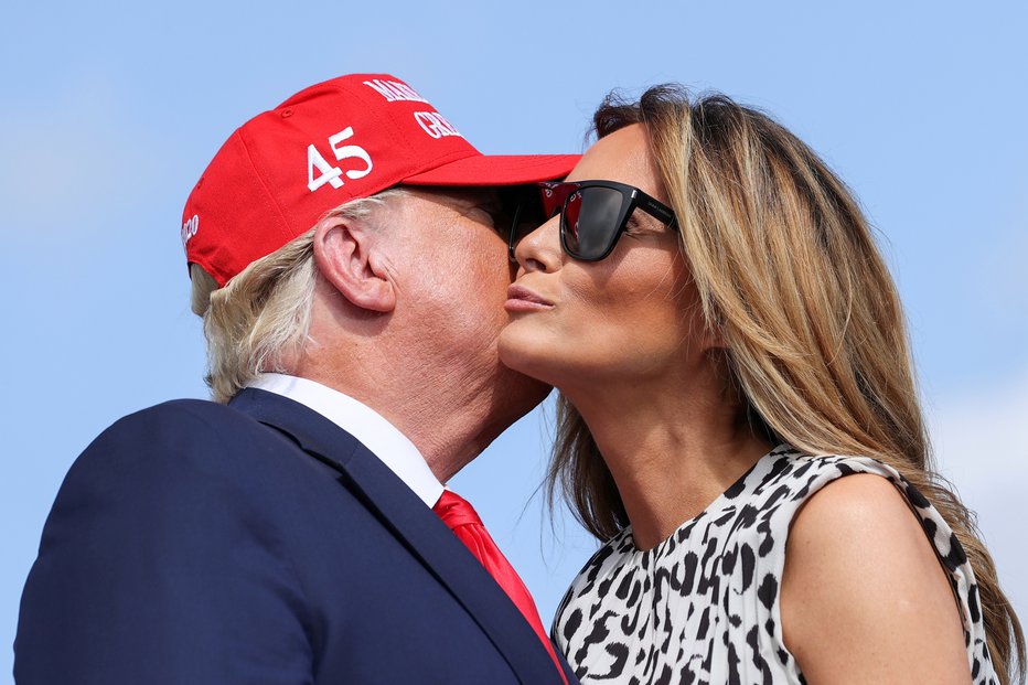 Fotografija: Donald in Melania Trump FOTO: Jonathan Ernst Reuters