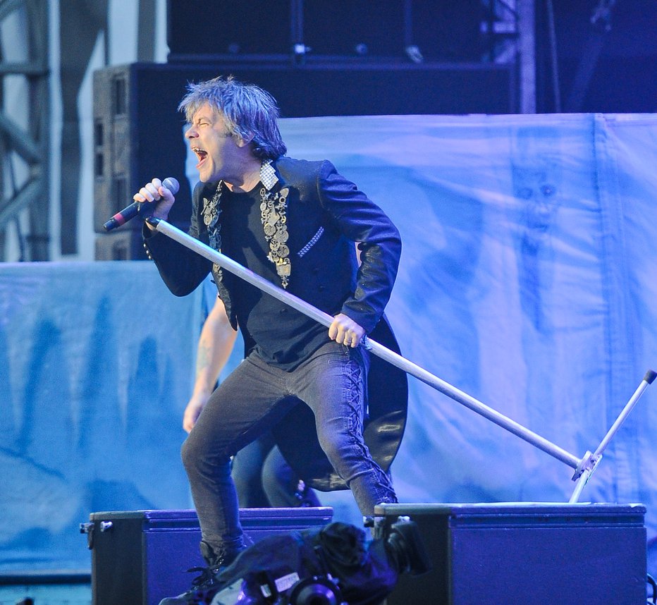 Fotografija: Frontman skupine Iron Maiden je slabo sprejel novico, da je njegova kratka aferica obrodila sad. FOTO: Neil Warner/WENN.com