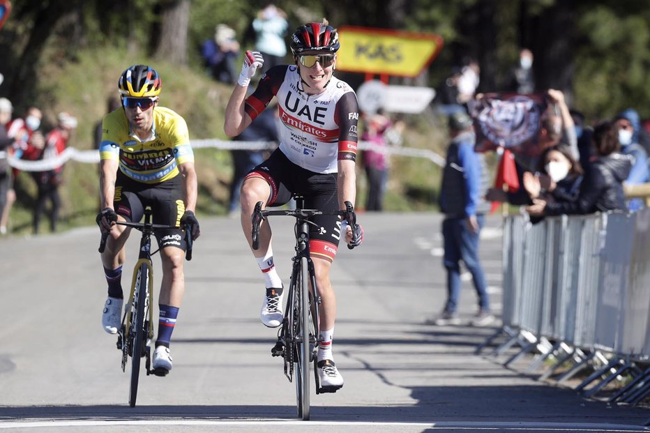 Fotografija: Tadej Pogačar bo poskrbel za pravo kolesarsko evforijo v Sloveniji. Foto: Reuters