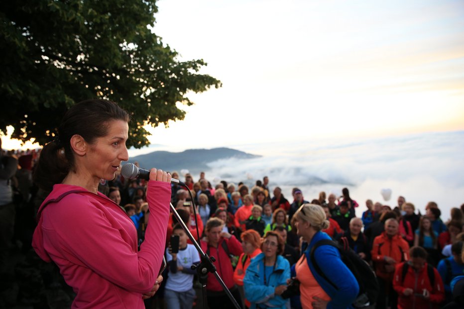 Fotografija: Betka Šuhel 21. junija organizira jutranji vzpon na Šmarno goro.